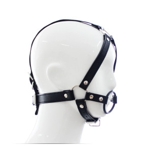 HEAD HARNESS WITH WRAPPED  O-RING GAG