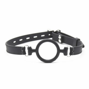CLEAR PVC SILICONE RING GAG